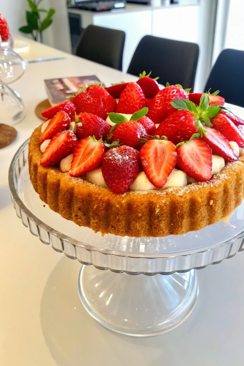 Gâteau aux fraises