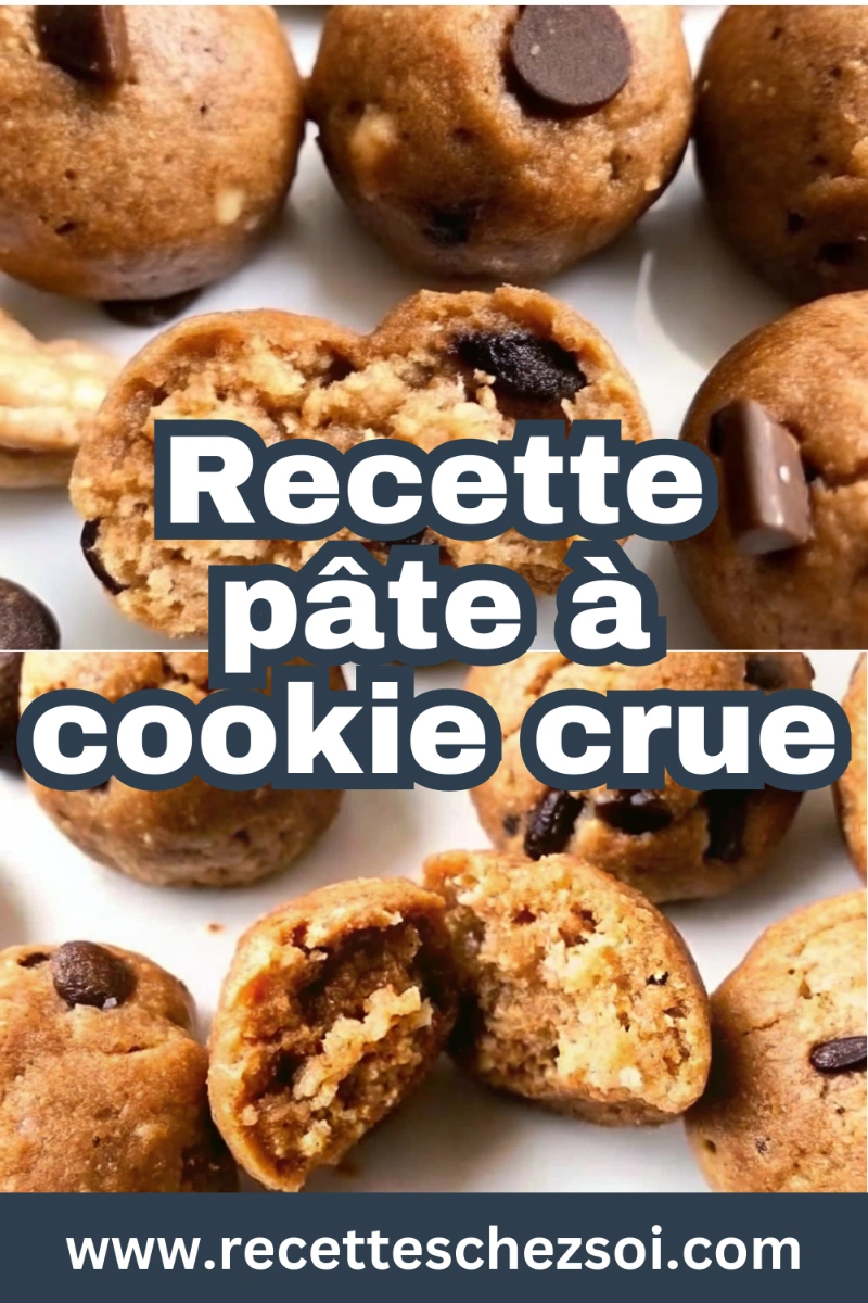 Recette pâte à cookie crue_