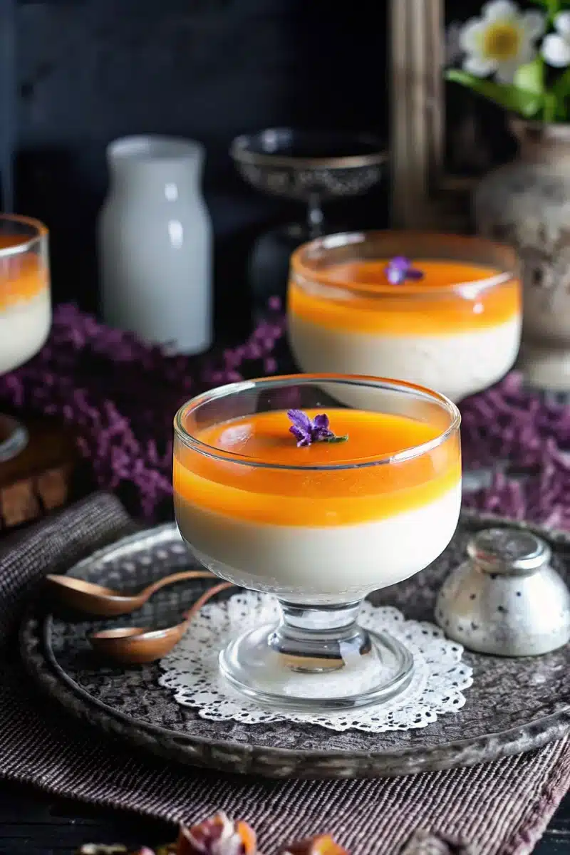 Panna cotta sans gélatine agar-agar