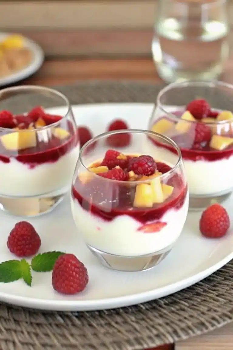 Panna cotta sans sucre érythritol
