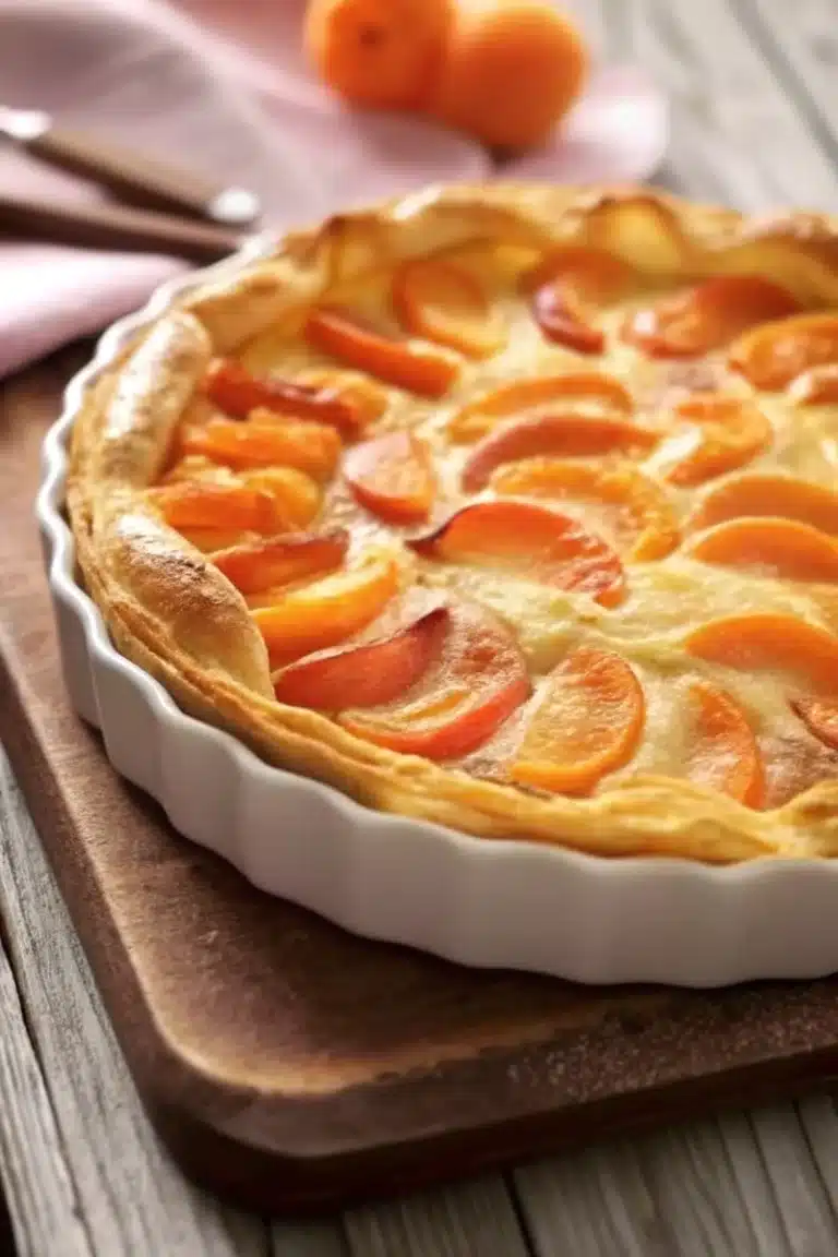 Tarte aux abricots et aux amandes