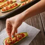 Courgettes farcies à la viande hachée