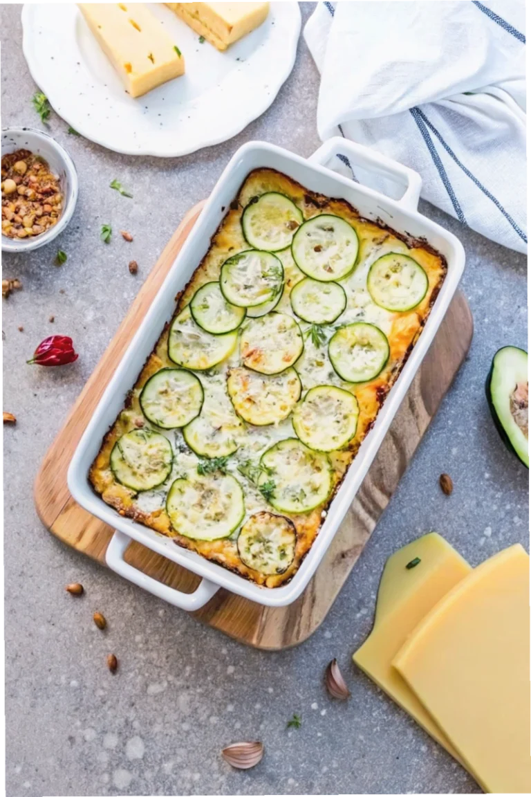 Flan de courgettes simple