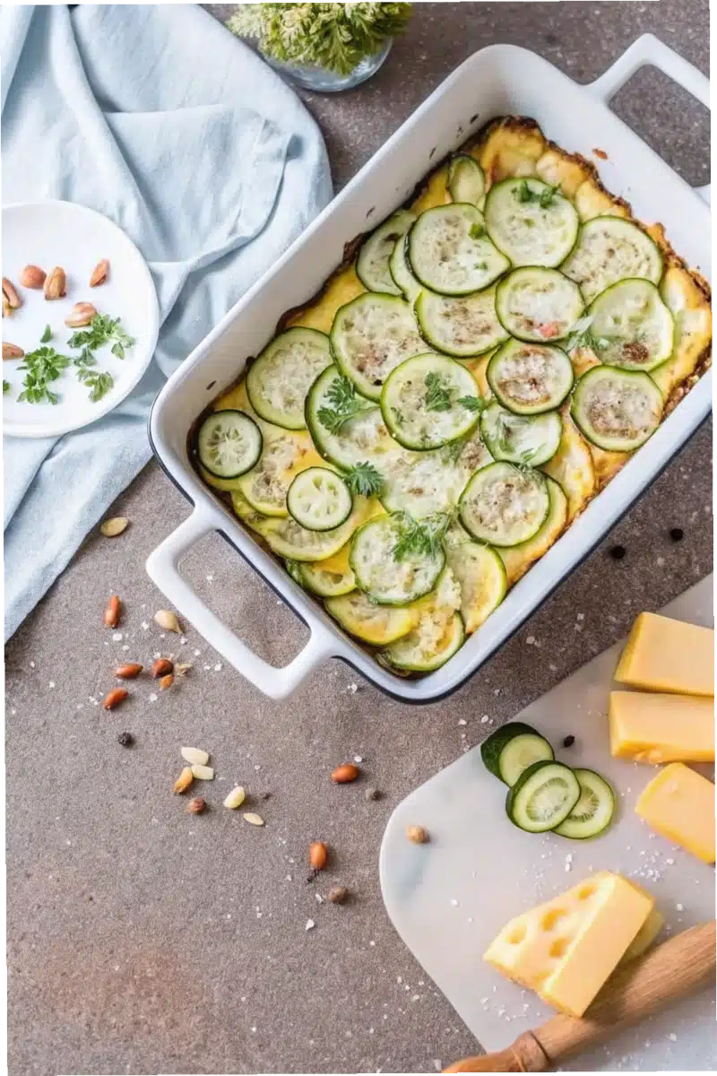 Flan de courgettes simple