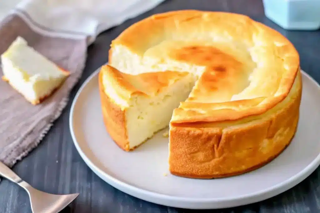 Gâteau au fromage blanc moelleux