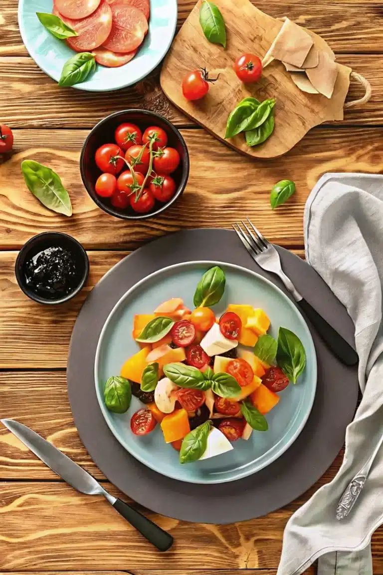 Salade de melon au chèvre