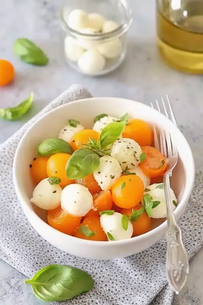Salade de melon mozzarella et basilic : la meilleure recette fraîcheur 2025