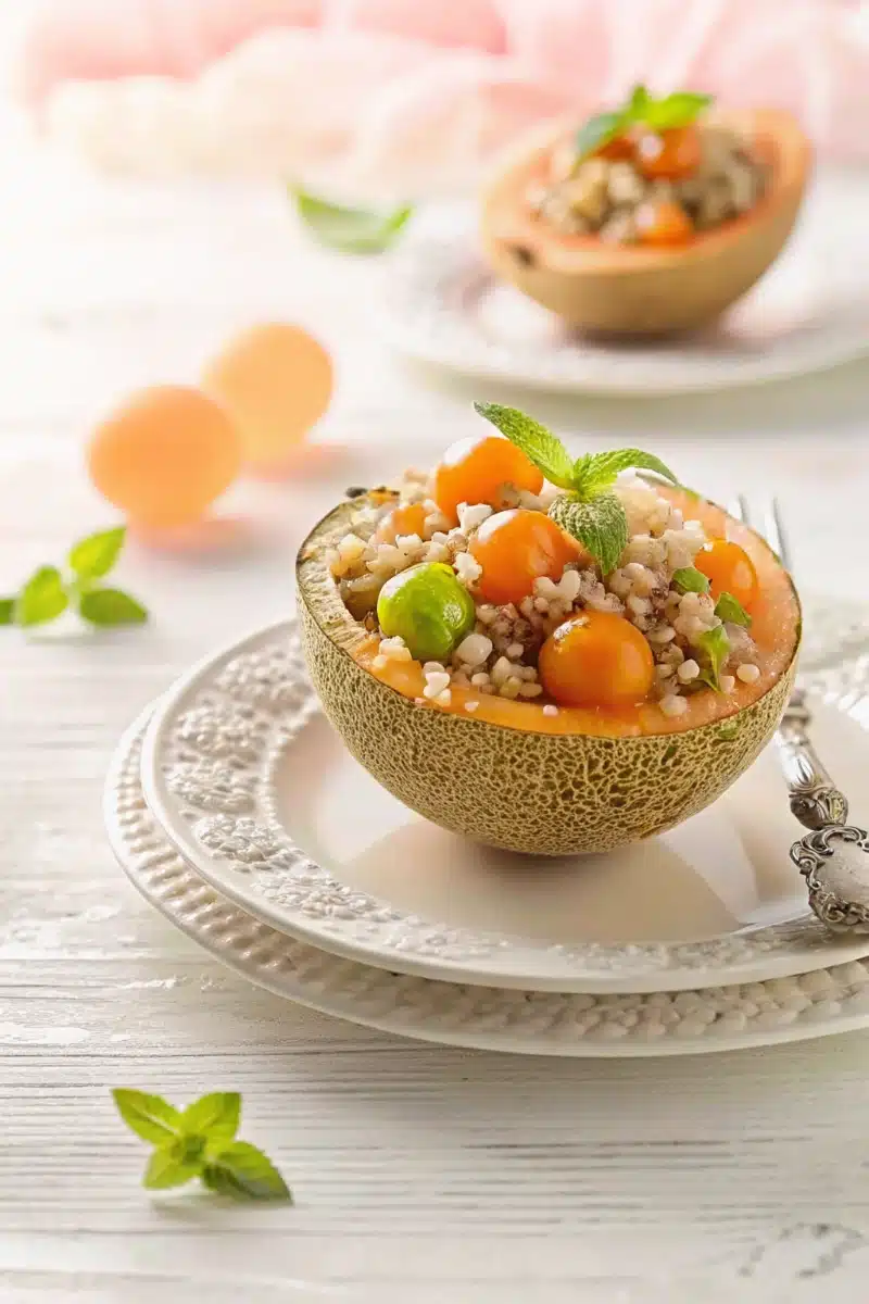 Salade de riz express au melon et câpres – La meilleure recette fraîche 2025
