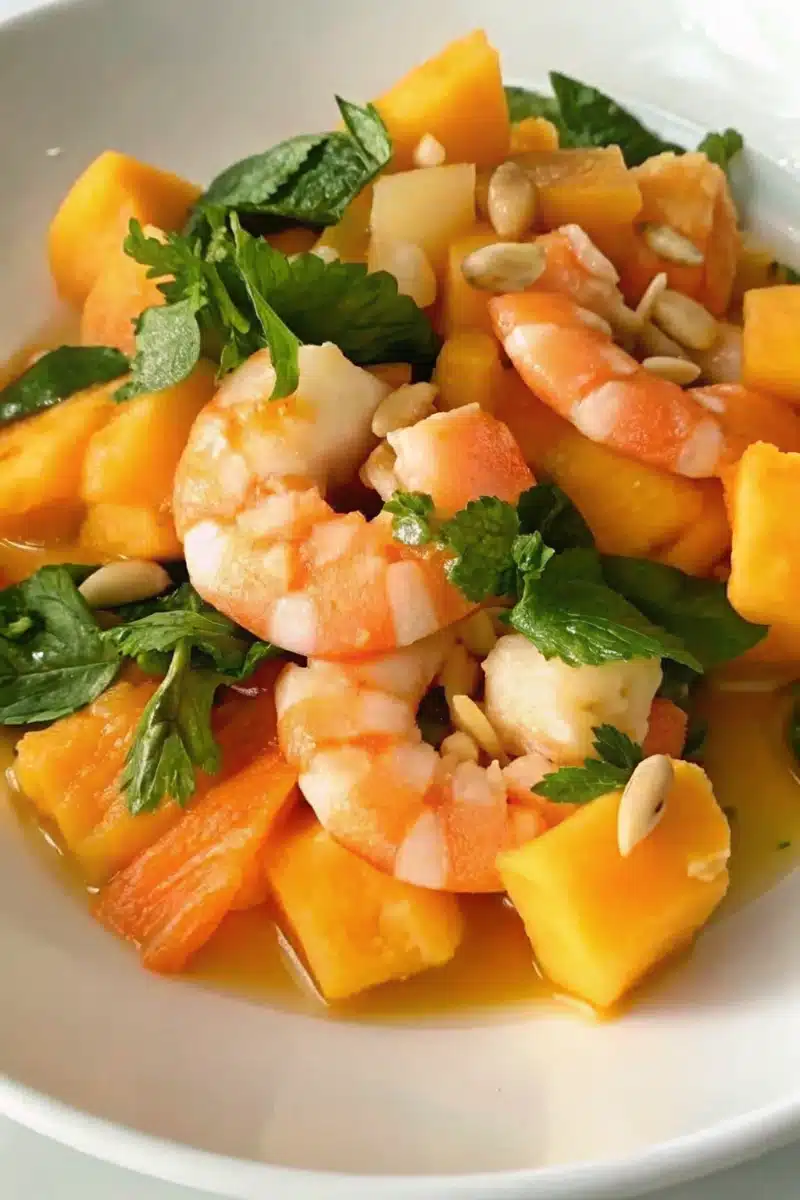 Salade thaï de crevettes et melon : la meilleure recette fraîche et légère