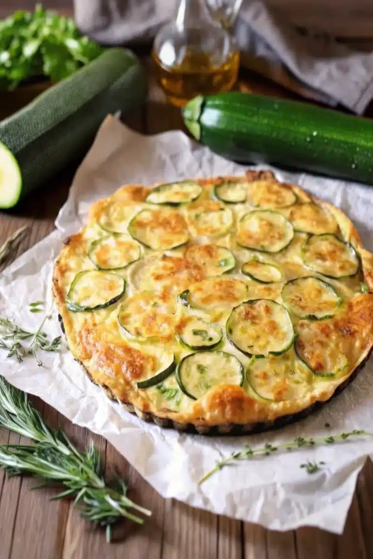 Scarpaccia de courgettes