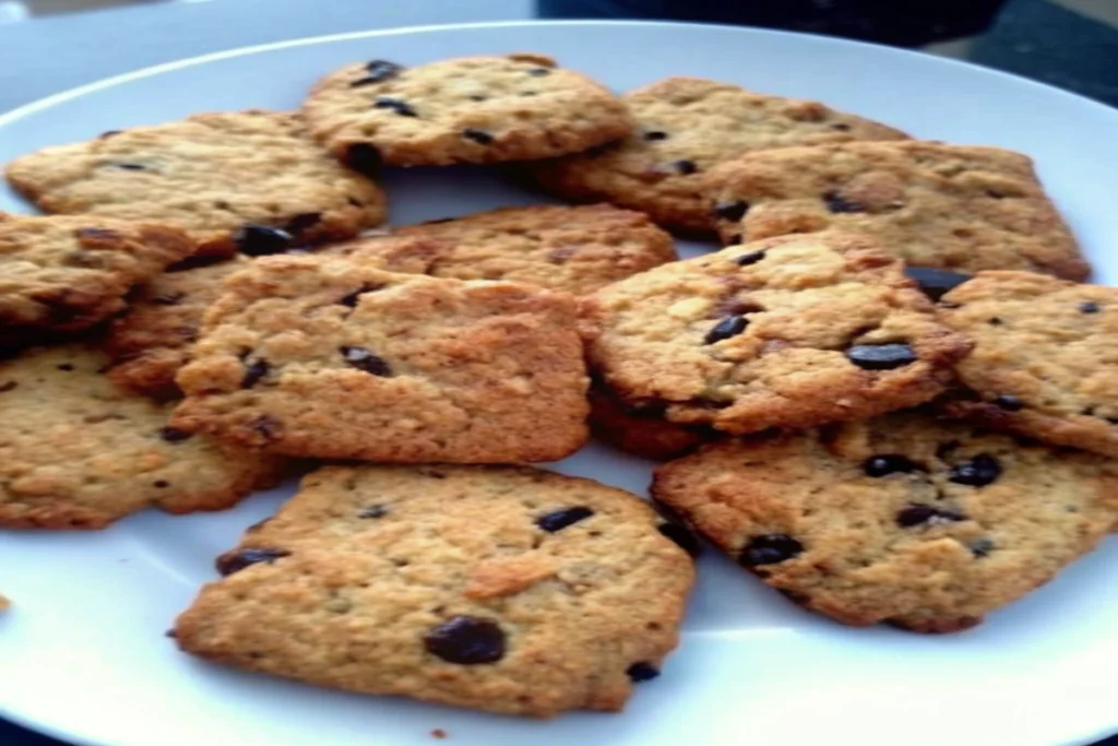 Cookies aux pépites de chocolat et nougatine