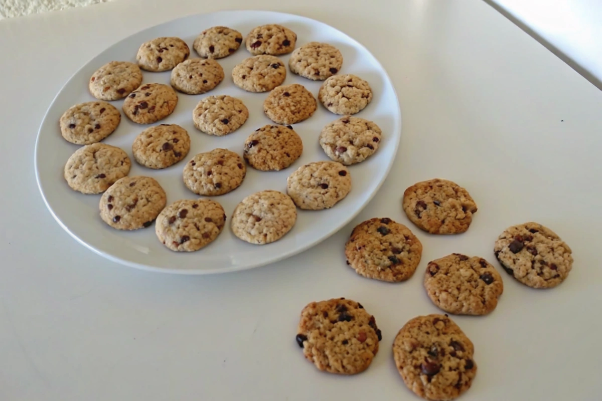 Cookies canadiens moelleux et chauds, prêts à être dégustés