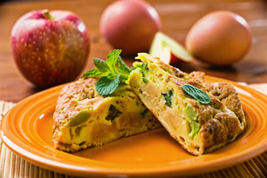 Recette D'Omelette Au Fromage Et Aux Pommes