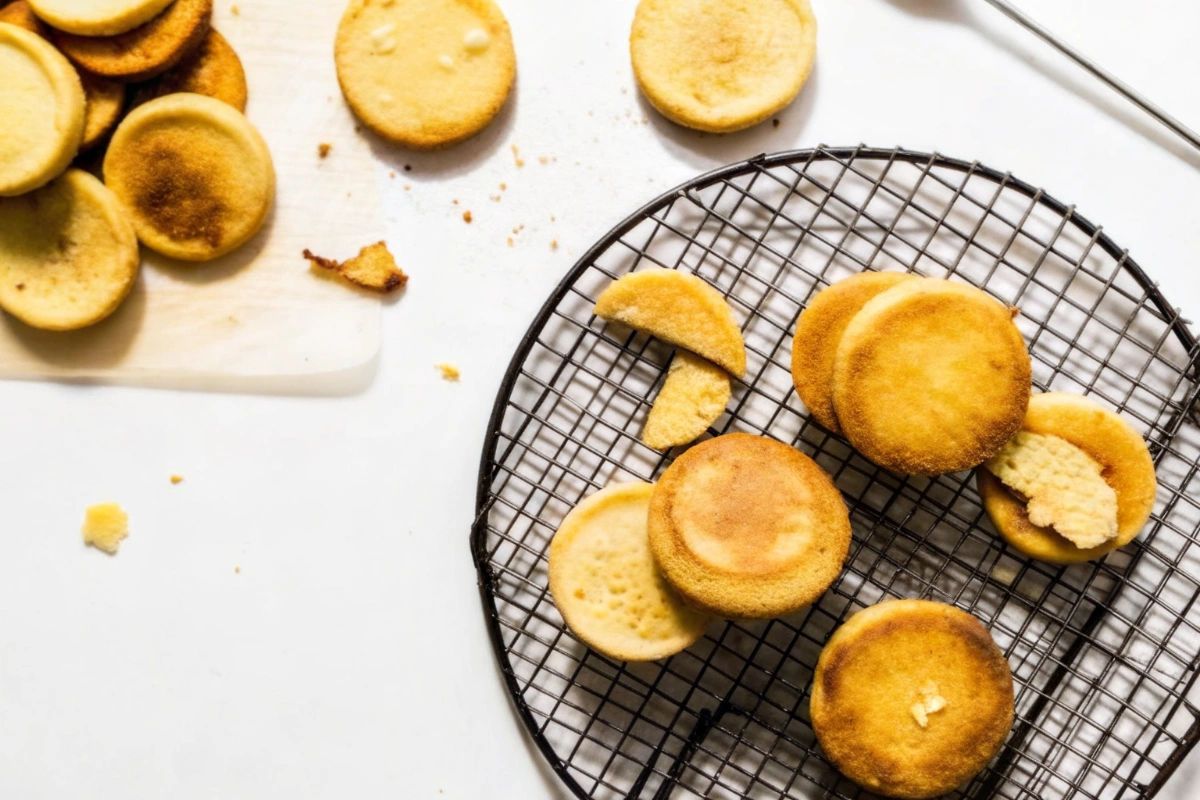 Ingrédients frais pour une recette de muffin anglais maison