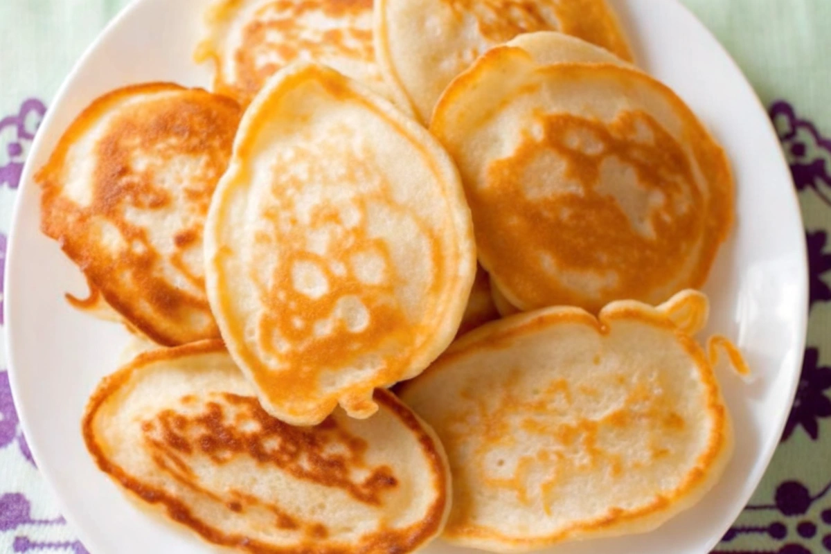 Ingrédients frais pour une recette de blinis maison
