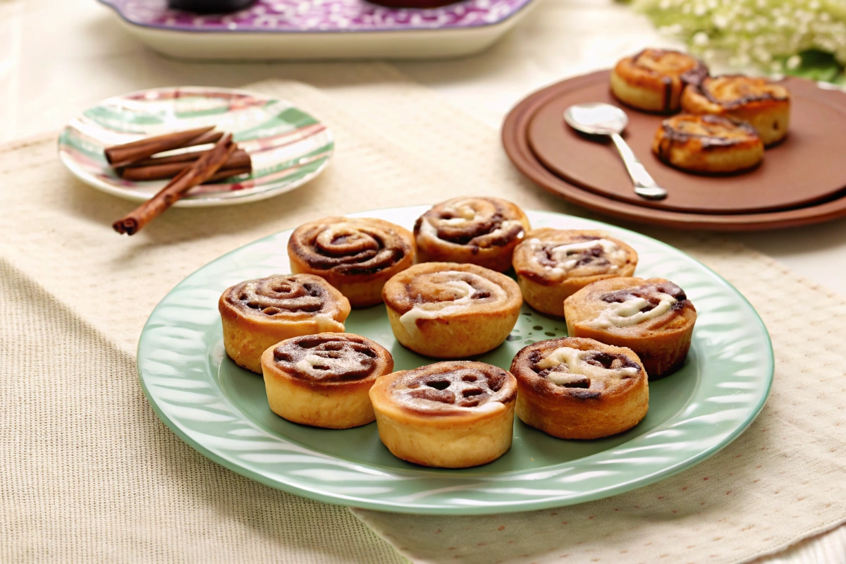 Ingrédients frais pour des cinnamon rolls de Karine