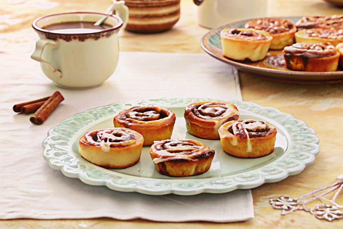 Cinnamon rolls de Karine prêts à être dégustés