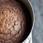 Gâteau au chocolat de type brownie