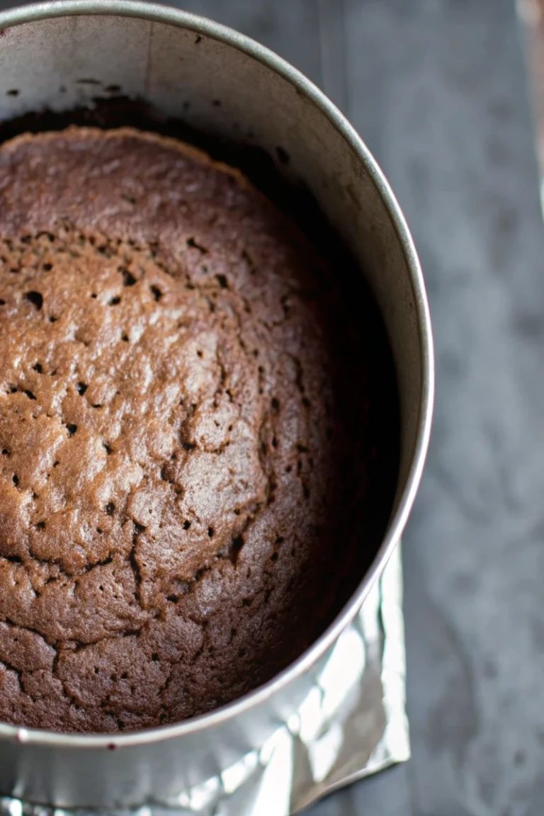 Gâteau au chocolat de type brownie