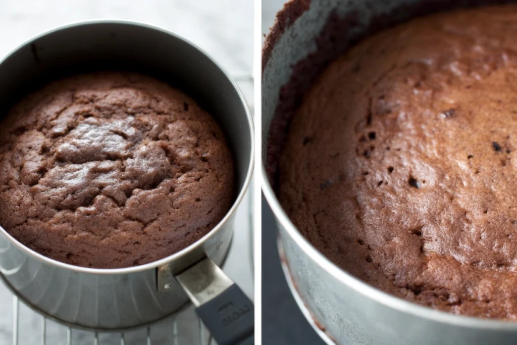 Gâteau au chocolat de type brownie
