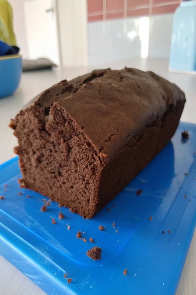 Gâteau au chocolat en poudre et aux noisettes