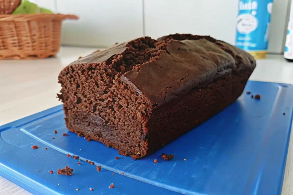 Gâteau au chocolat en poudre et aux noisettes