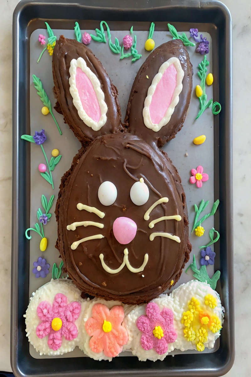 Gâteau en lapin trop mignon : Recette facile et gourmande pour Pâques 🐰🍰