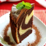 Gâteau marbré vanille chocolat