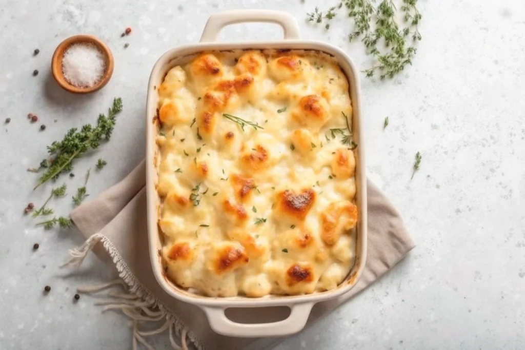 Gratin de chou-fleur léger