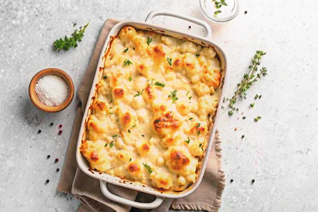 Gratin de chou-fleur léger