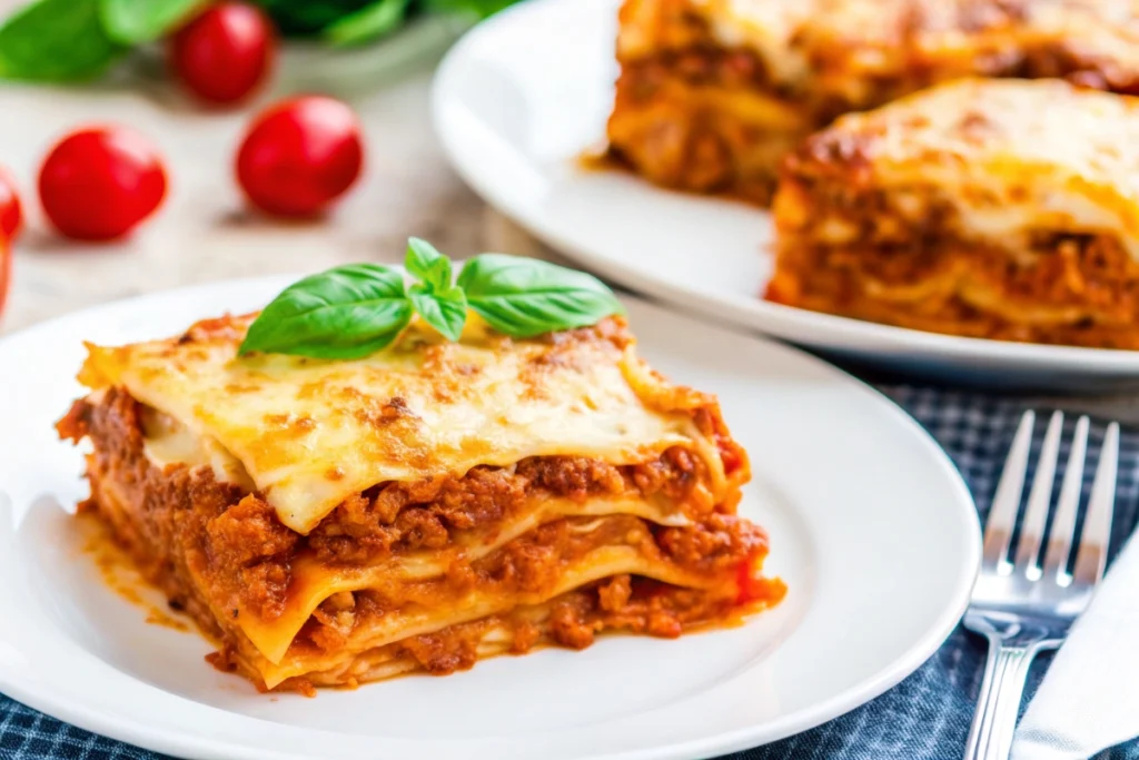 Lasagnes à la bolognaise