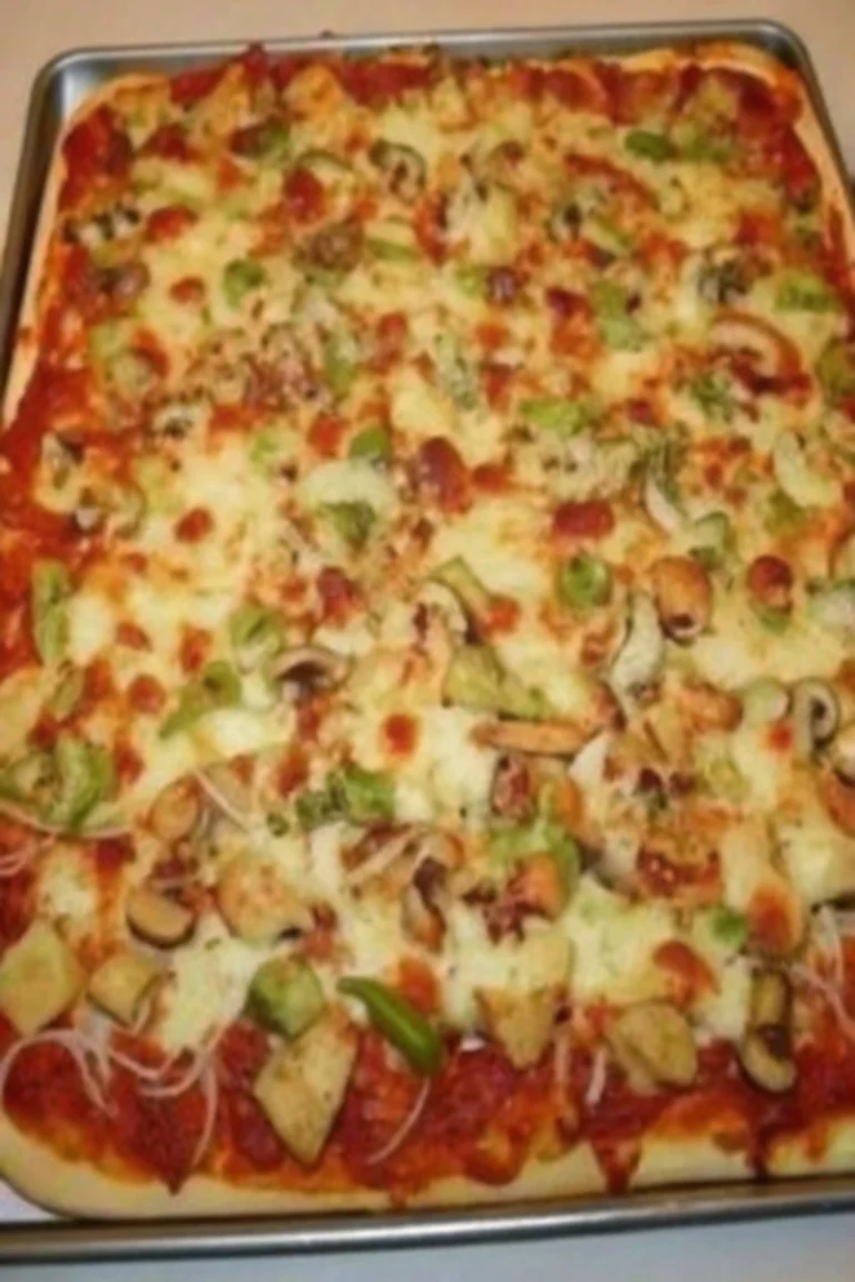 Pizza au poulet et poivrons