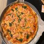 Pizza au saumon fumé
