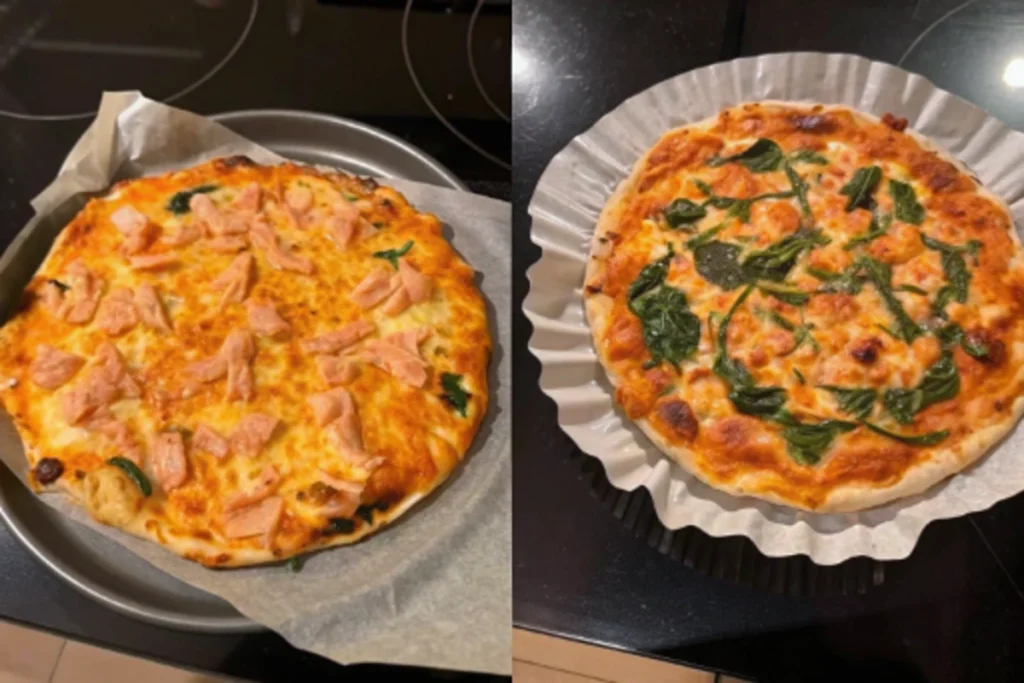 Pizza au saumon fumé