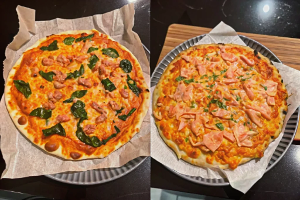 Pizza au saumon fumé