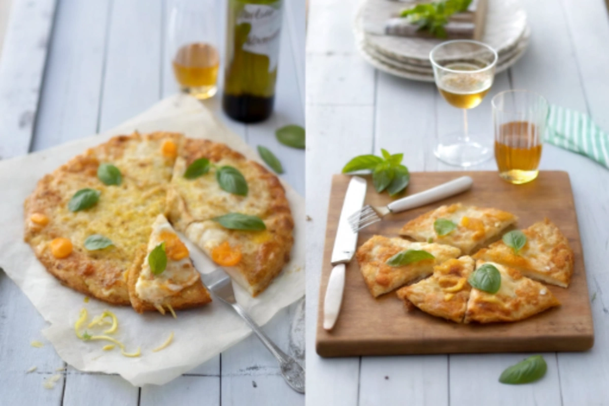 Ingrédients pour une pizza au saumon