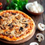 Pizza aux champignons