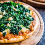 Pizza aux épinards