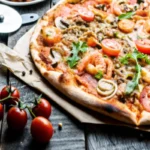 Pizza aux fruits de mer légère