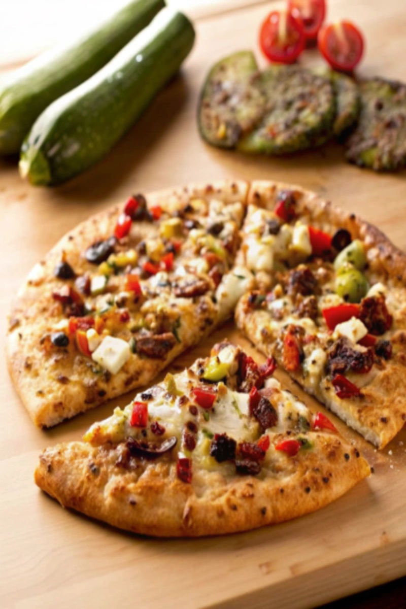 Pizza Ratatouille Gourmande : Recette Facile et Colorée à Tester Absolument ! 🍕✨