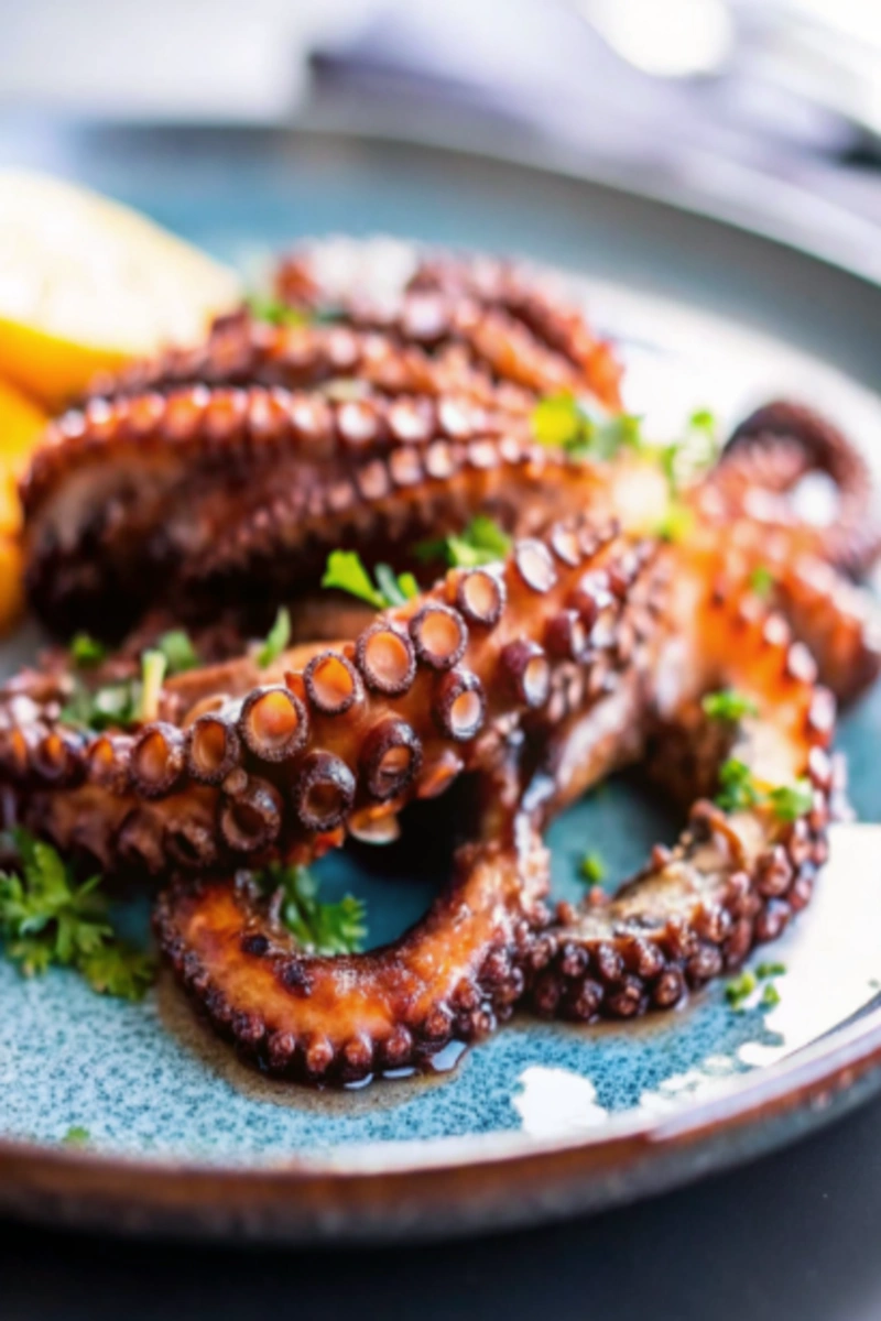 Poulpe Airfryer : Recette Facile & Gourmande en Quelques Minutes ! 🐙✨