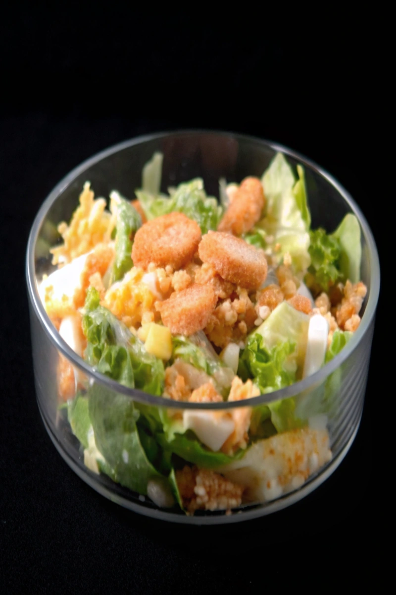 Salade césar au poulet light