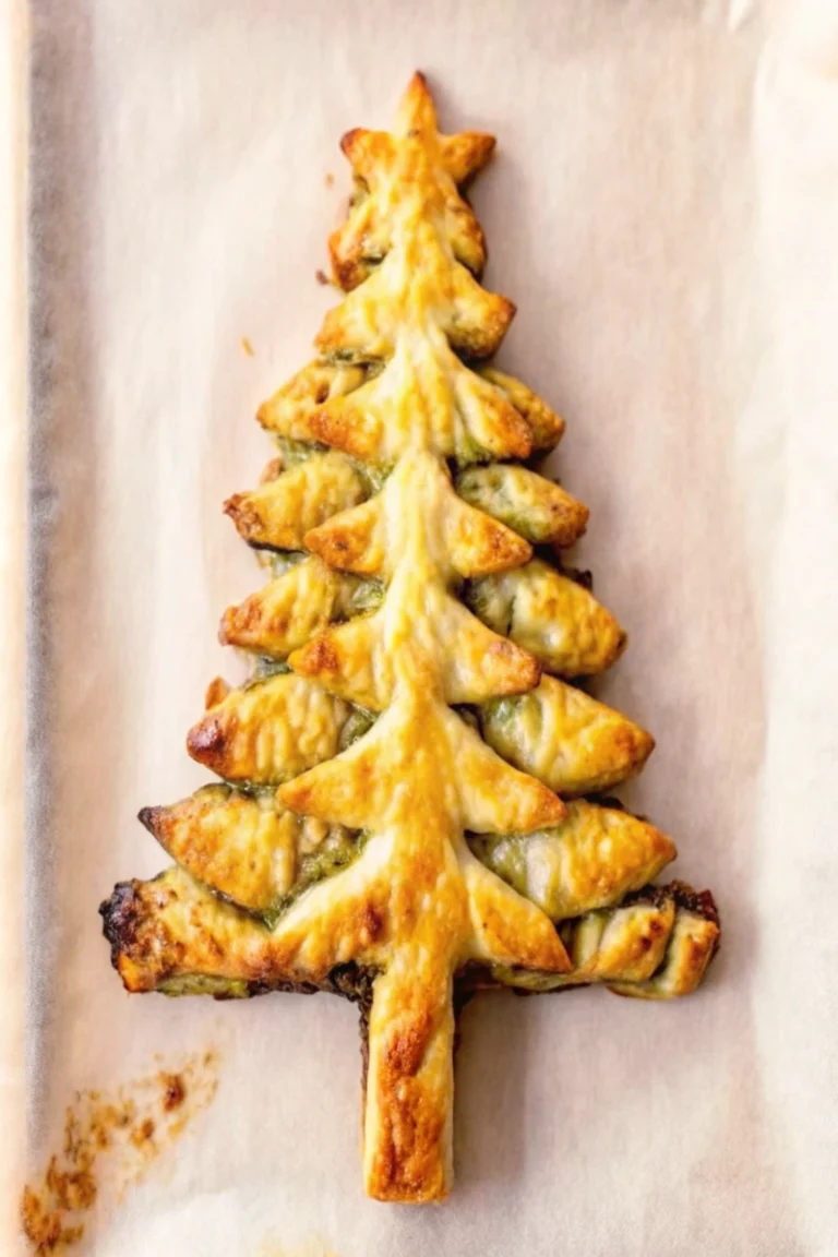 Sapin feuilleté au pesto