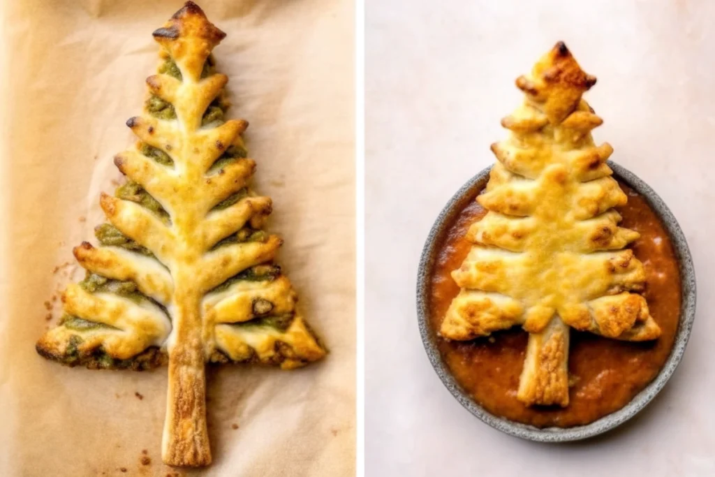 Sapin feuilleté au pesto