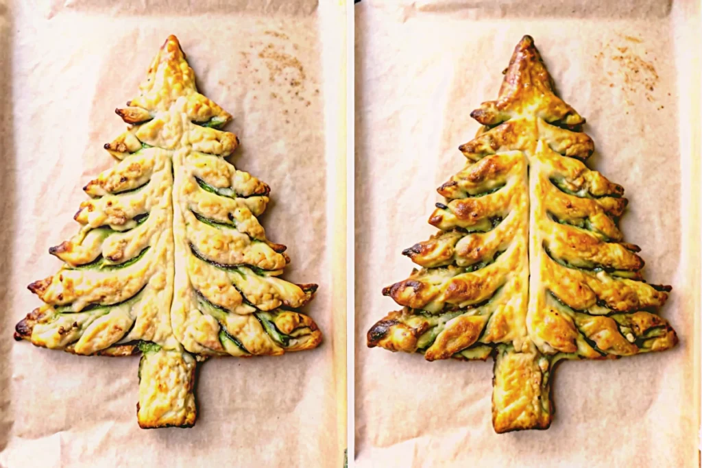 Sapin feuilleté au pesto