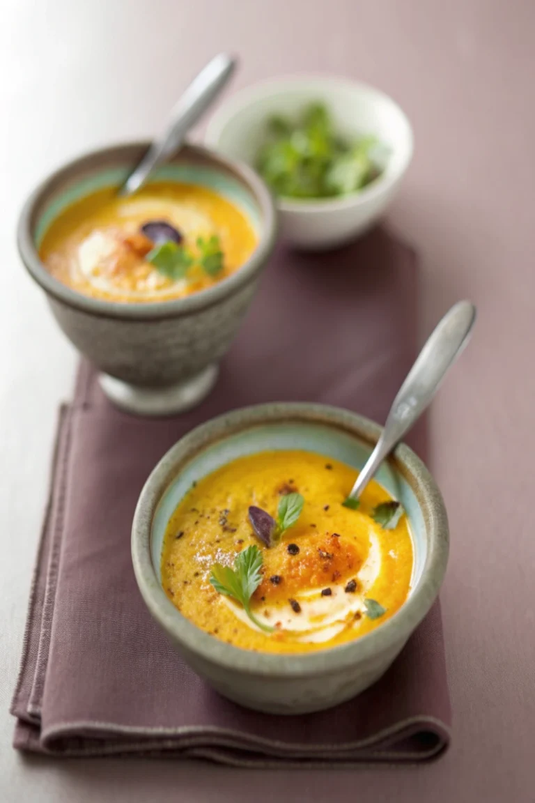 Soupe aux Carottes et à La Coriandre