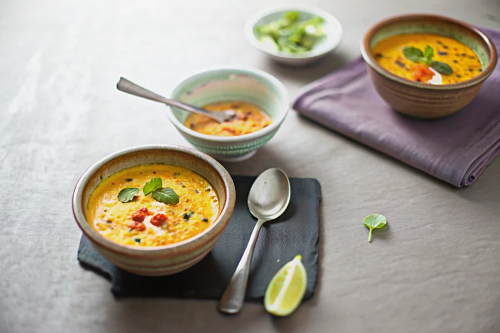 Soupe aux Carottes et à La Coriandre
