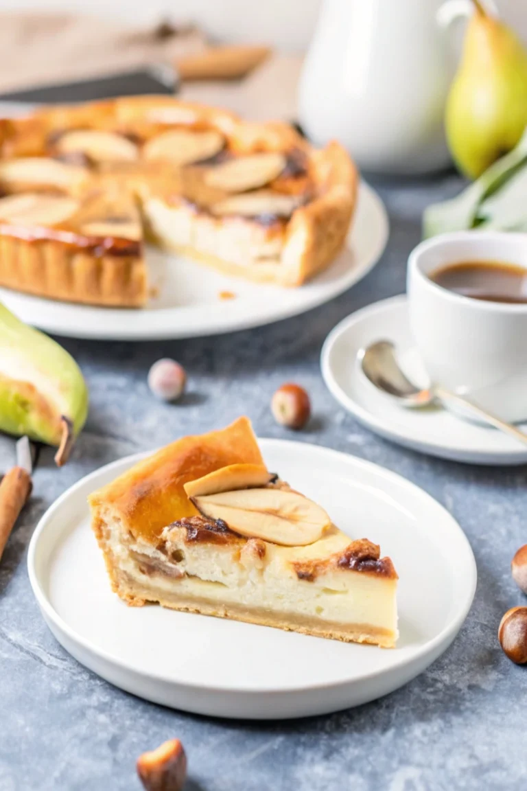 Tarte poire chocolat