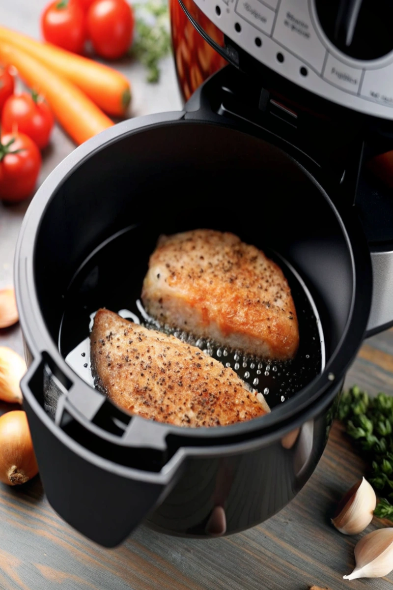 Blancs de poulet au Airfryer