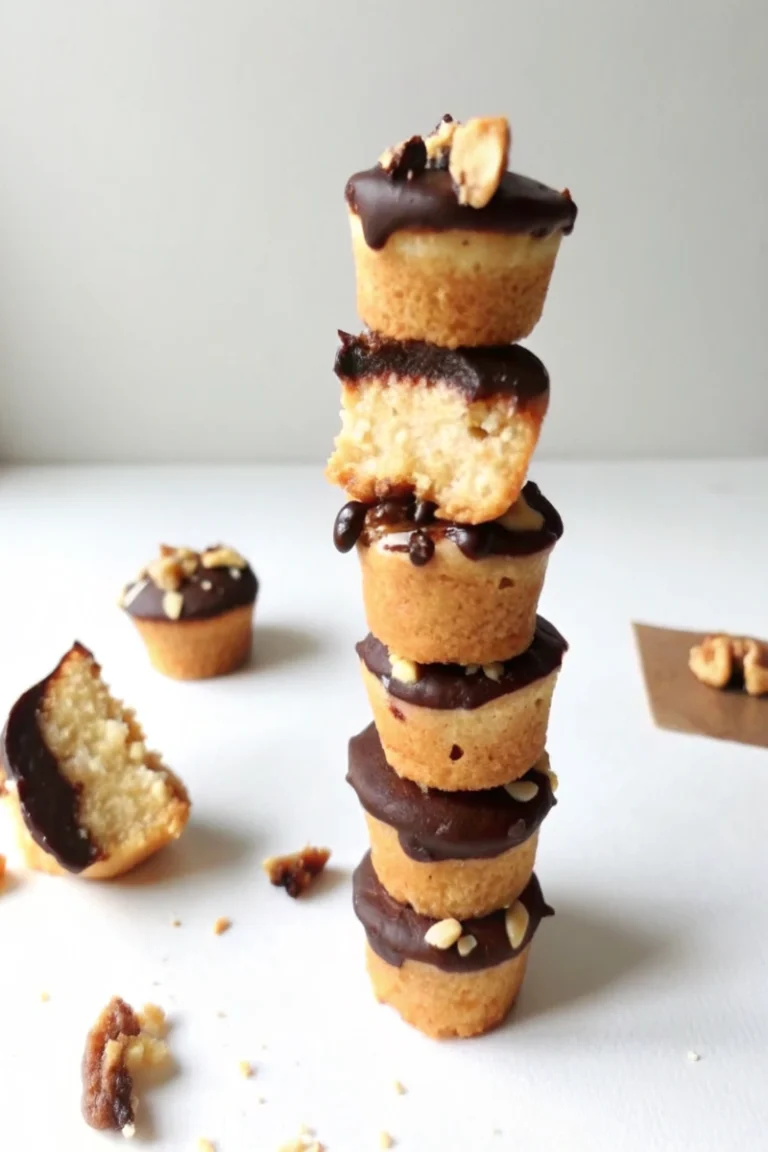 Bouchées au chocolat et beurre de cacahuète